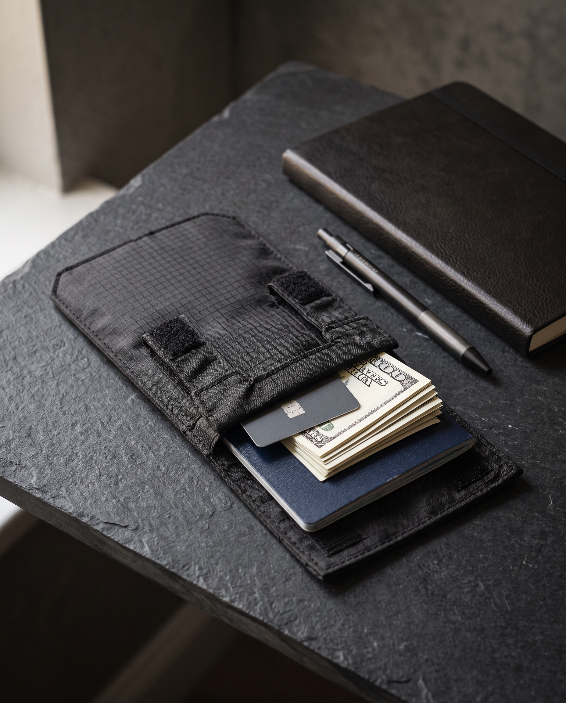 FORGE Document Reserve arranged with travel essentials